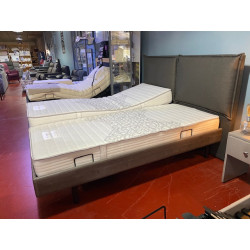 RESSORTS ensemble LITERIE tpr ARTICULE électrique 160 x 200 ( 2 x 80 x 200 ) 100% PLOTS matelas 7 ZONES, SANS FIL