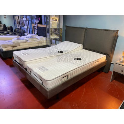 RESSORTS ensemble LITERIE tpr ARTICULE électrique 160 x 200 ( 2 x 80 x 200 ) 100% PLOTS matelas 7 ZONES, SANS FIL