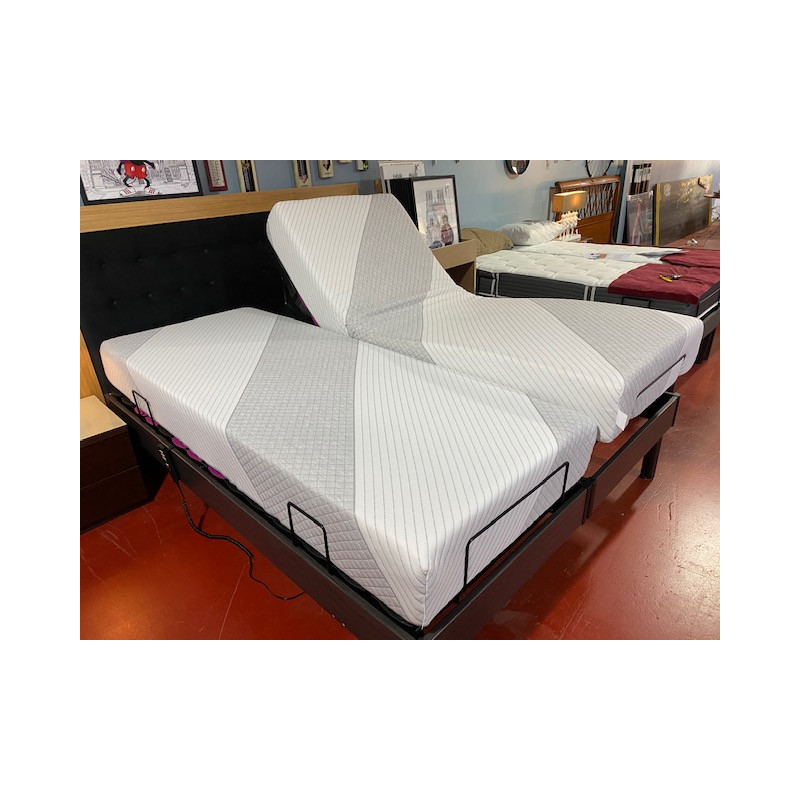 Visco MEMORY 2x90x200 FERME matelas épaisseur 21 cm face couchage Mémoire de forme