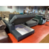 Méridienne 2 personnes GINO salon angle gauche convertible couchage appoint fonction lit RELAX FAMILIALE & COFFRE