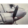 Hélices avion Douglas DC-3 IMAGE IMPRIMÉE SUR VERRE GALLERY 120 x 80 cm