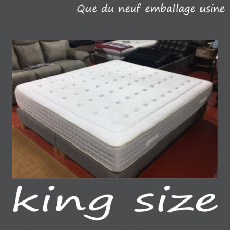 Confort APESANTEUR 180 200 ferme VISCO ressorts ensachés confort indépendant matelas Haut de gamme HILTON