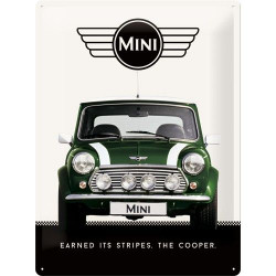 MINI austin PLAQUE ACIER 30 x 40 cm qualité Allemande