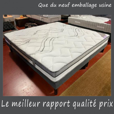 Big KING-SIZE 200 x 200 cm literie LOCAVOR fabriqué à moins de 190 km du magasin