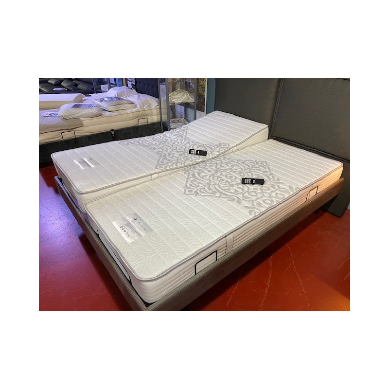 2*90*200 Ressorts ensachés TPR pour sommiers articulés matelas 7 ZONES de confort 2 x 90 x 200