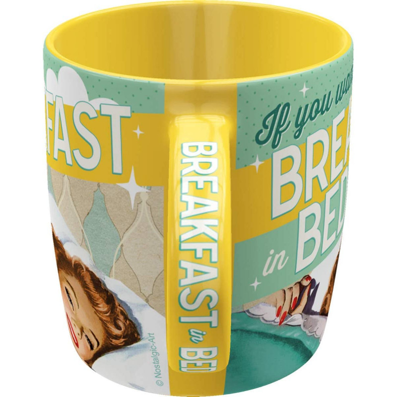 Mug BREAKFAST Tasse, Céramique, diamètre intérieur 8,5 x largeur 13 x hauteur 9 cm passe au lave vaisselle