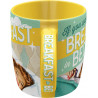 Mug BREAKFAST Tasse, Céramique, diamètre intérieur 8,5 x largeur 13 x hauteur 9 cm passe au lave vaisselle