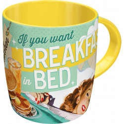 Mug BREAKFAST Tasse, Céramique, diamètre intérieur 8,5 x largeur 13 x hauteur 9 cm passe au lave vaisselle