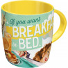 Mug BREAKFAST Tasse, Céramique, diamètre intérieur 8,5 x largeur 13 x hauteur 9 cm passe au lave vaisselle