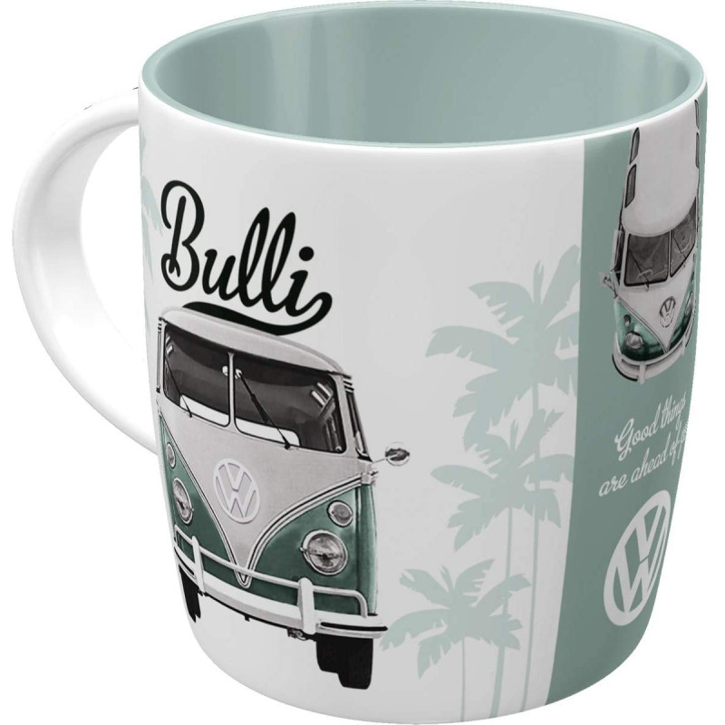 Mug COMBI WV BULLI Tasse, Céramique, diamètre intérieur 8,5 x largeur 13 x hauteur 9 cm passe au lave vaisselle et micro-ondes