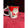 Mug VW COMBI ROUGE Tasse, Céramique, diamètre intérieur 8,5 x largeur 13 x hauteur 9 cm, lave vaisselle et micro-ondes ok