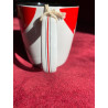 Mug VW COMBI ROUGE Tasse, Céramique, diamètre intérieur 8,5 x largeur 13 x hauteur 9 cm, lave vaisselle et micro-ondes ok