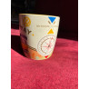 Mug WV BULLI get away Tasse céramique, intérieur 8,5 x largeur 13 x hauteur 9 cm passe au lave vaisselle et au micro-onde