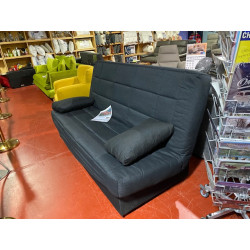 Clic-clac COMPLET déhoussable matelas 12 cm Couchage 130 x 190 + coffre de rangement + LATTES + COUETTE + 2 COUSSINS