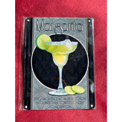 20 x 30 cm MARGUARITA Idée Cadeau Métal Design Retro Décoration ruhm soirée cocktail