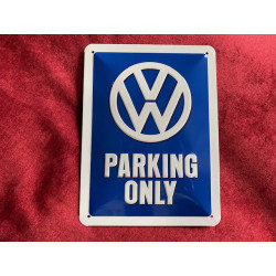 20 x 30 cm Volkswagen parking only Idée Cadeau Métal Design Retro Décoration