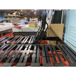 SOMMIER tpr BI-LATTES 2 x 80 X 200 articulé 5 plis Têtes & Pieds relevables