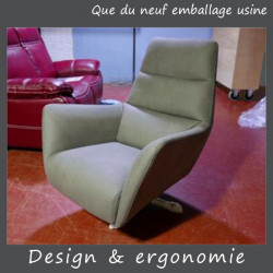 EZE haut dossier & DESIGN fauteuil CABRIOLET tournant ERGONOMIQUE