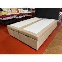 COFFRE 140 (2 x 70 X 190) LATTES sommier TAPISSIER pour couchage ferme 140 x 190 grand rangement