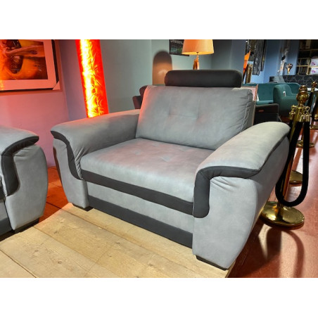 Malibu fauteuil TRONE en tissu TEXAS imitation cuir BIEN EPAIS entretien facile