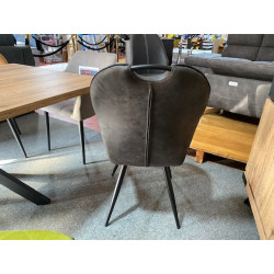 ST1911 503 CHAISE tissu ANTHRACITE pour salle à manger cosi & design combinant un excellent maintien finition piquage & poignée