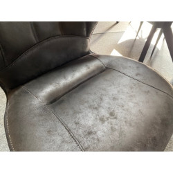 ST1911 503 CHAISE tissu ANTHRACITE pour salle à manger cosi & design combinant un excellent maintien finition piquage & poignée