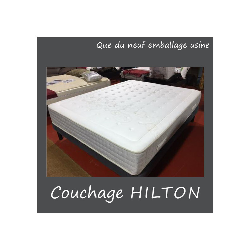 Confort APESANTEUR 140 190 ferme VISCO ressorts ensachés confort indépendant matelas Haut de gamme HILTON