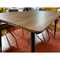 Table de salle à manger / cuisine / coin repas MDT-449 couleur OAK esprit LOFT INDUSTRIEL