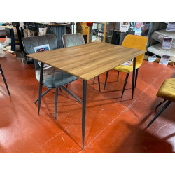 Table de salle à manger / cuisine / coin repas MDT-449 couleur OAK esprit LOFT INDUSTRIEL