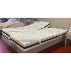 RONDE & ROND 2x70x190 hr 55 matelas 21 CM spécial pour LARGE et FORT