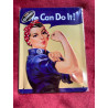 20 x 30 cm We can do it !! idée Cadeau Métal Design Retro Décoration