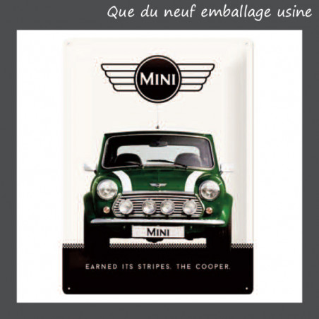 MINI austin PLAQUE ACIER 30 x 40 cm qualité Allemande