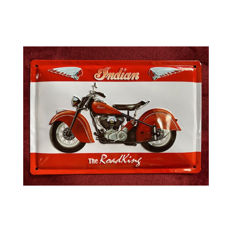 20 x 30 cm Indian motot Américaine idée Cadeau Métal Design Retro Décoration