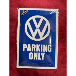 20 x 30 cm VW PARKING ONLY idée Cadeau Métal Design Retro Décoration