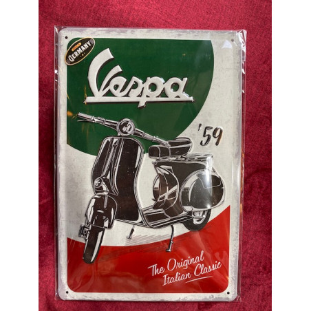 20 x 30 cm VESPA Italia dolce vita idée Cadeau Métal Design Retro Décoration