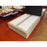 COFFRE 180 (2 x 90 X 200) LATTES sommier TAPISSIER pour couchage ferme 160 x 200 grand rangement