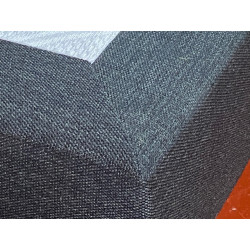 PRESTIGE 17 CM 2*100*200 lattes sommier TAPISSIER tour microfibre anthracite