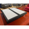 PRESTIGE 17 CM 2*100*200 lattes sommier TAPISSIER tour microfibre anthracite