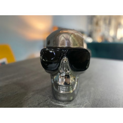 MOYEN crane RAY BAN, céramique finition de qualité, belle pièce TETE DE MORT skull STATUE lunette de soleil sunglasses