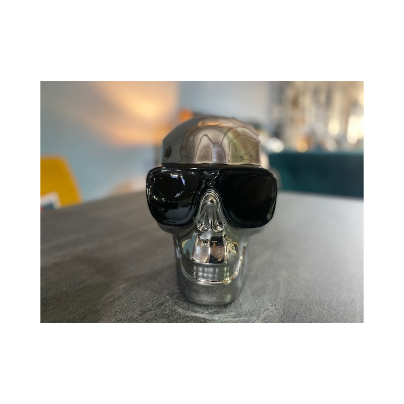 MOYEN crane RAY BAN, céramique finition de qualité, belle pièce TETE DE MORT skull STATUE lunette de soleil sunglasses