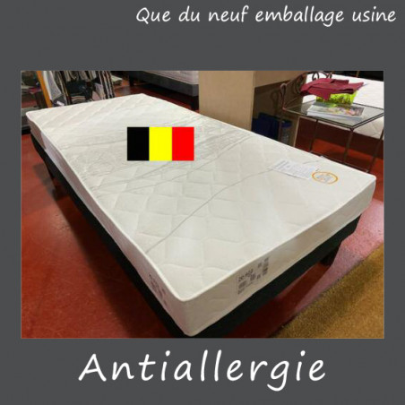 Matelas 90 190 PAS CHER antiallergie sans ressorts réf BINGO