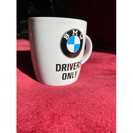 Mug BMW DRIVERS ONLY Tasse, Céramique, diamètre intérieur 8,5 x largeur 13  x hauteur 9