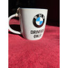 Mug BMW DRIVERS ONLY Tasse, Céramique, diamètre intérieur 8,5 x largeur 13 x hauteur 9 cm passe au lave vaisselle et micro-ondes