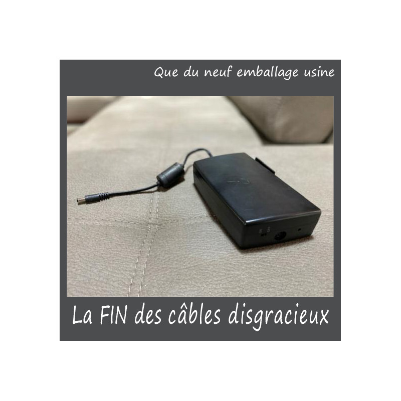 Batterie FICHE RONDE pour canapé ou fauteuil relax électrique