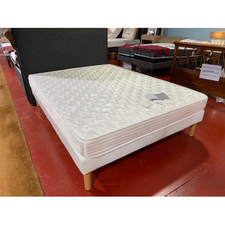 DORMEZ sur du NEUF 160*200, ENSEMBLE LITERIE 160*200 Matelas FERME + Sommier LATTES + Pieds
