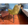 ST1809 503 cognac - chaise de salle à manger avec accoudoirs design et bon maintien