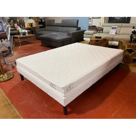 Literie 140*190 matelas sommier pieds PRODUIT NEUF