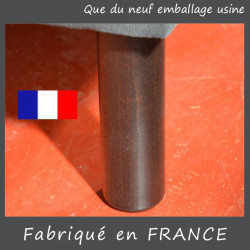 PIED 15 CM de hauteur en bois massif VERNIS wengué noir fabriqué en FRANCE pour sommier tapissier LATTES