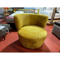 LUNGO fauteuil CABRIOLET tournant petit encombrement CONFORT & DESIGN revêtement entretien facile