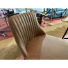 Tabouret BST2201 COGNAC - chaise de bar design et bon maintien